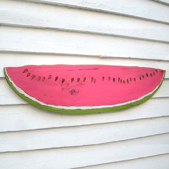 Slice of Watermelon Farm Sign #farmhouse #summer #decor #decorhomeideas
