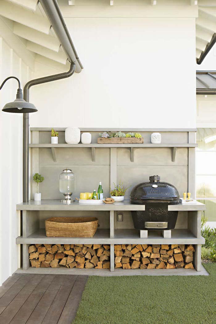 Small Area Food Prep Station #outdoorkitchen #garden #ktichen #decorhomeideas