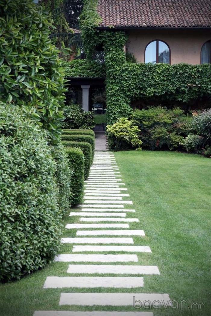 Sometimes, a Simple Design is All you Need #steppingstones #garden #backyard #pathway #decorhomeideas