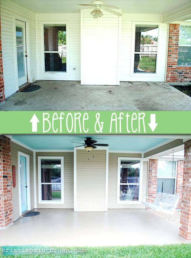 The Perfect Neutral Outdoor Space #diy #porch #makeover #decorhomeideas