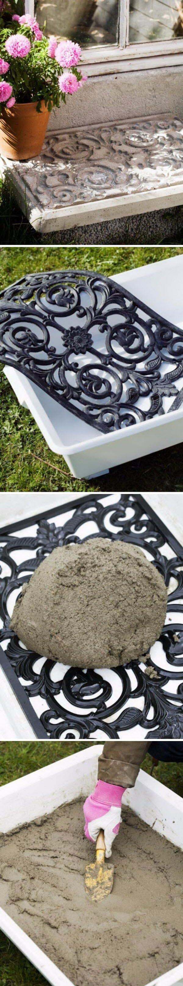 Unique DIY Flower Window Stand #diy #concrete #backyard #decorhomeideas