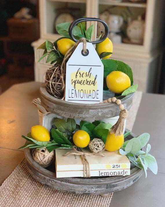 Wooden Sign for Selling Lemons Tag #farmhouse #summer #decor #decorhomeideas