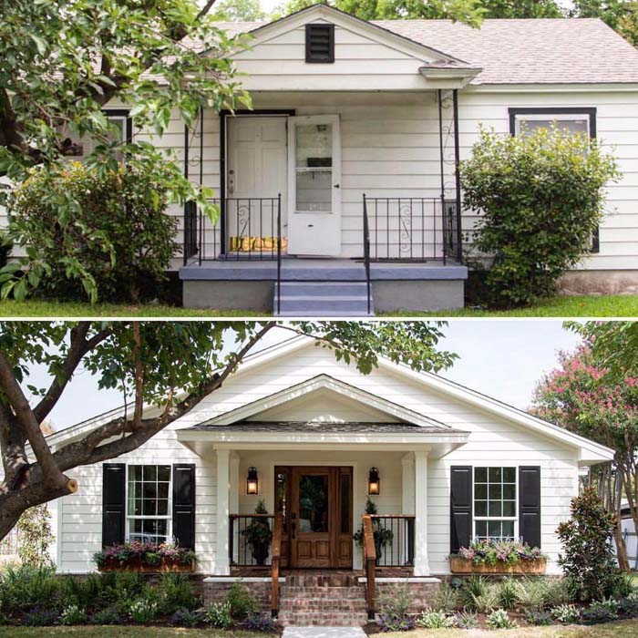 You Won’t Believe This Home Makeover #diy #porch #makeover #decorhomeideas