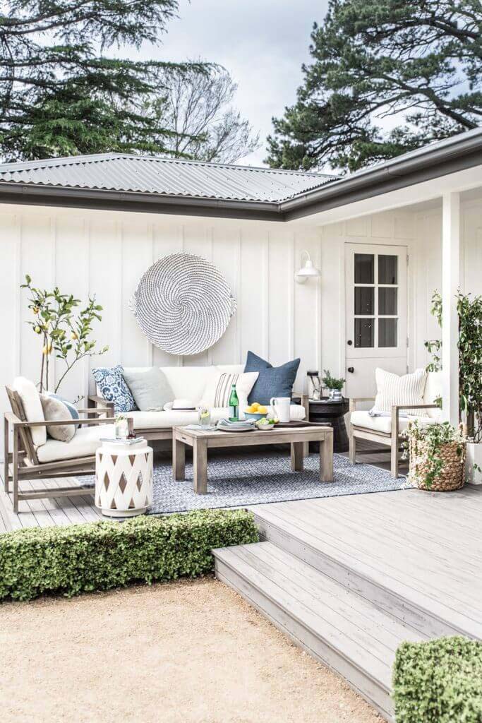 Back Porch Living Room #backyard #sitting #area #decorhomeideas