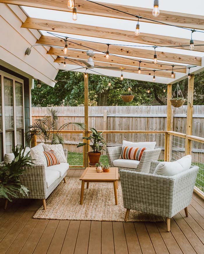 Backyard Sitting Ideas for Entertaining #backyard #sitting #area #decorhomeideas