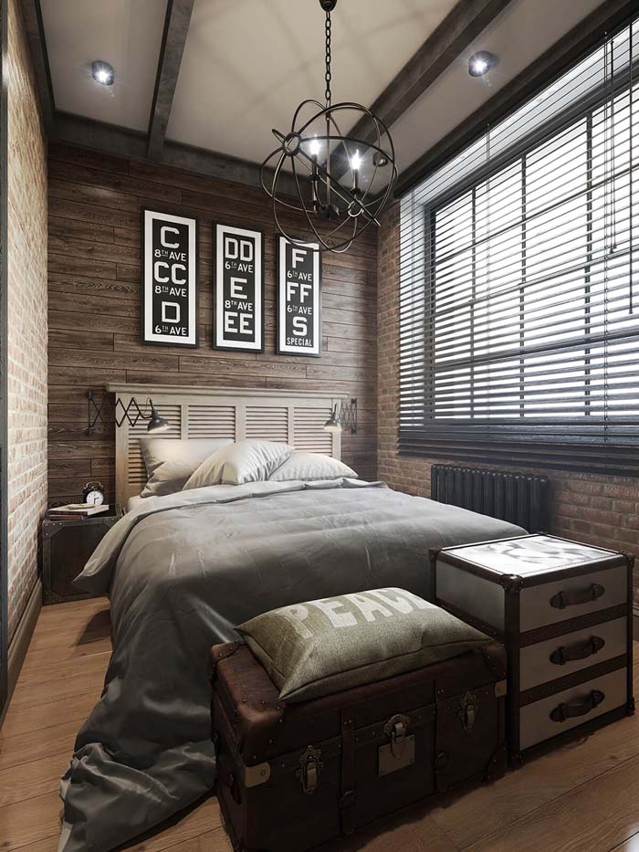 A Bright, Cozy Space with High Ceilings #bedroom #small #design #decorhomeideas