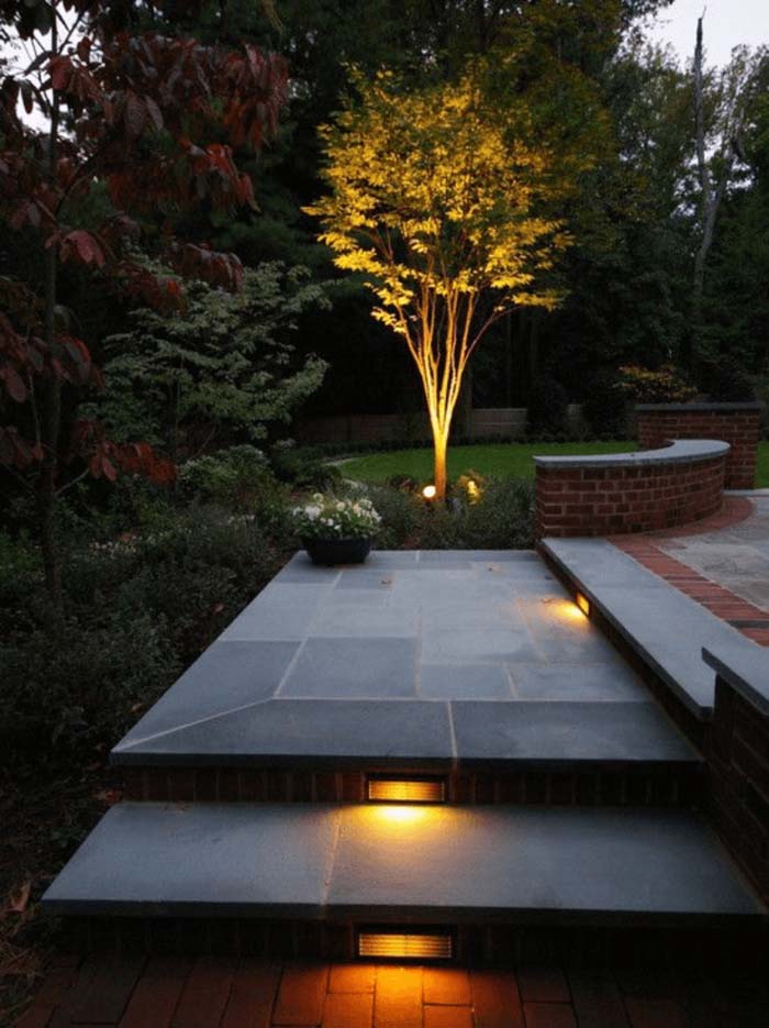 Landscape Lighting Ideas for Stairs #lighting #landscape #garden #decorhomeideas