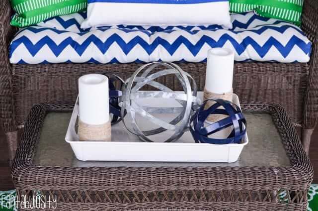 Nautical Candle DIY #diy #patio #decorations #decorhomeideas