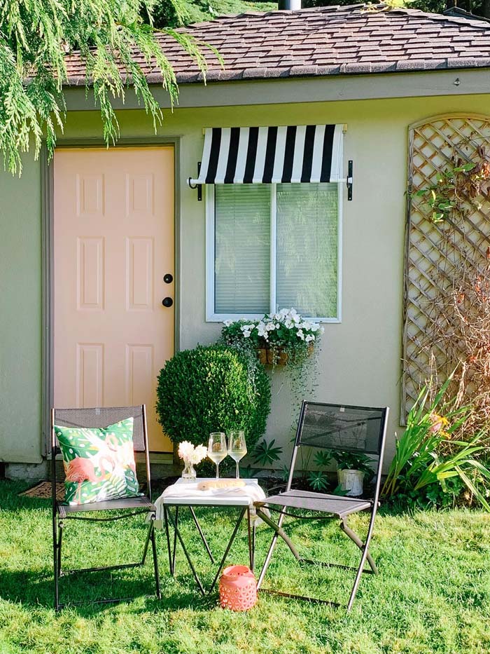 Simple Sitting Area #backyard #sitting #area #decorhomeideas