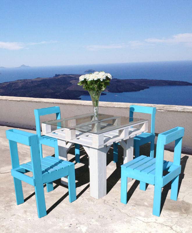 Terrace Outdoor Dining Set #diy #outdoor #furniture #decorhomeideas