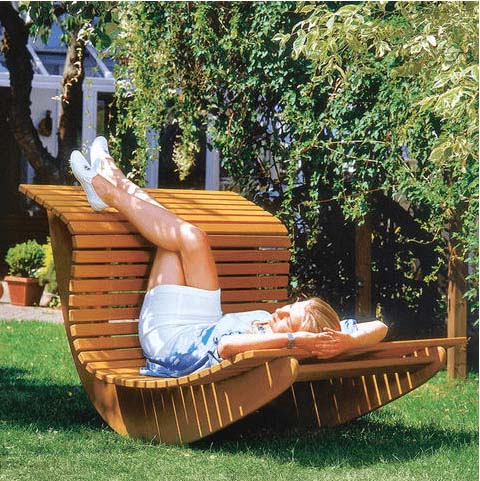 Wooden Chaise Recliner #diy #outdoor #furniture #decorhomeideas