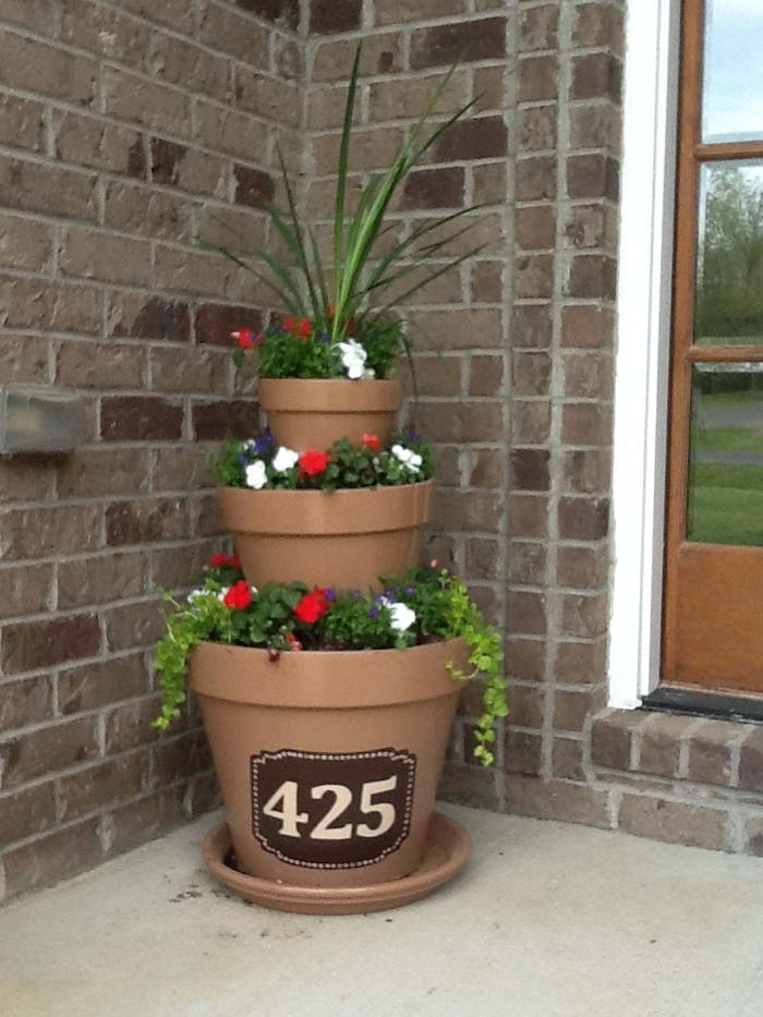 DIY House Number Sign #porch #decorartion #decorhomeideas