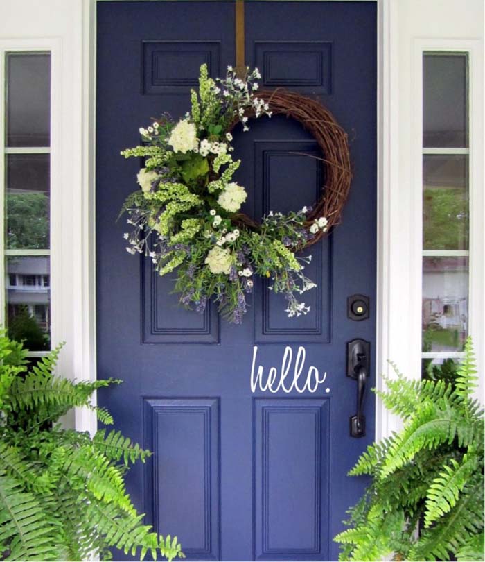 Everyday Wreath For Front Door #porch #decorartion #decorhomeideas