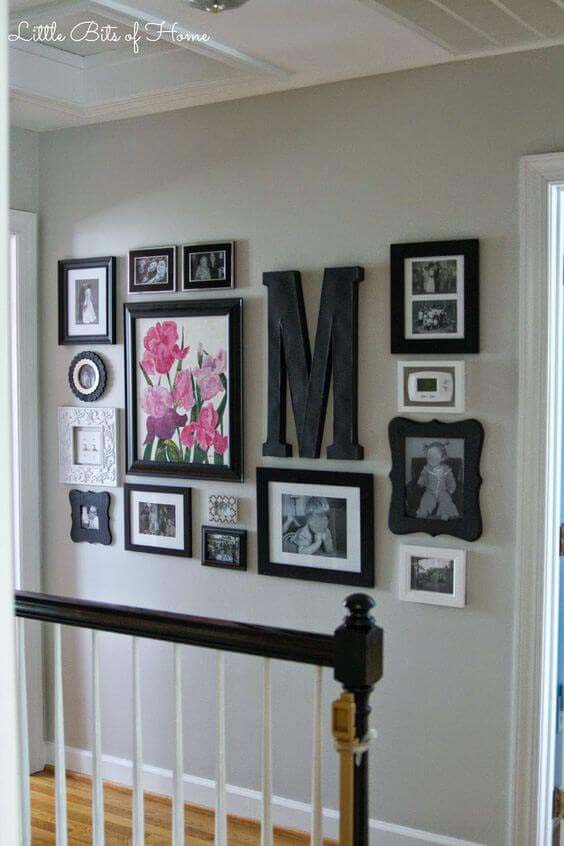 Hallway Gallery Wall #wall #gallery #decor #decorhomeideas