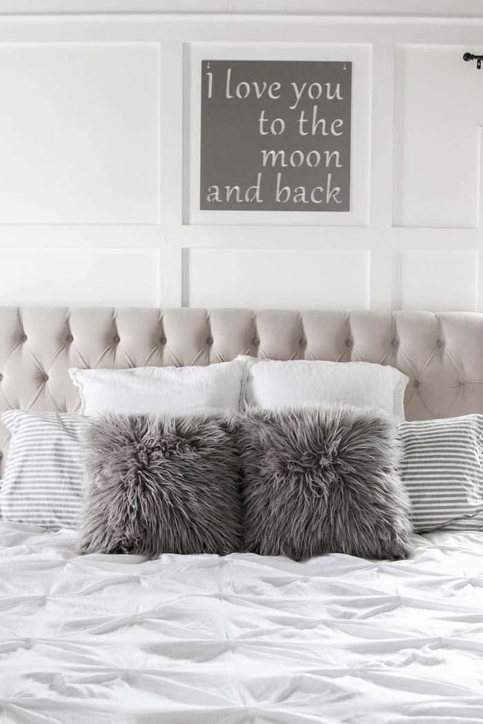 Message of Love on Chalkboard Center #bedroom #wall #decor #decorhomeideas