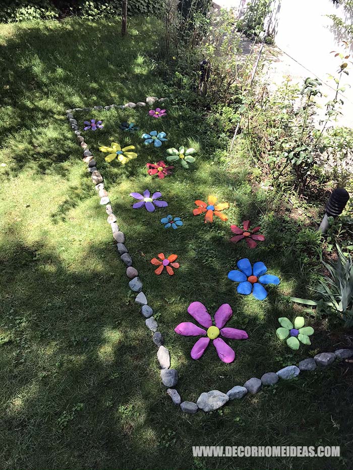 Painted Rocks Garden Decor 16