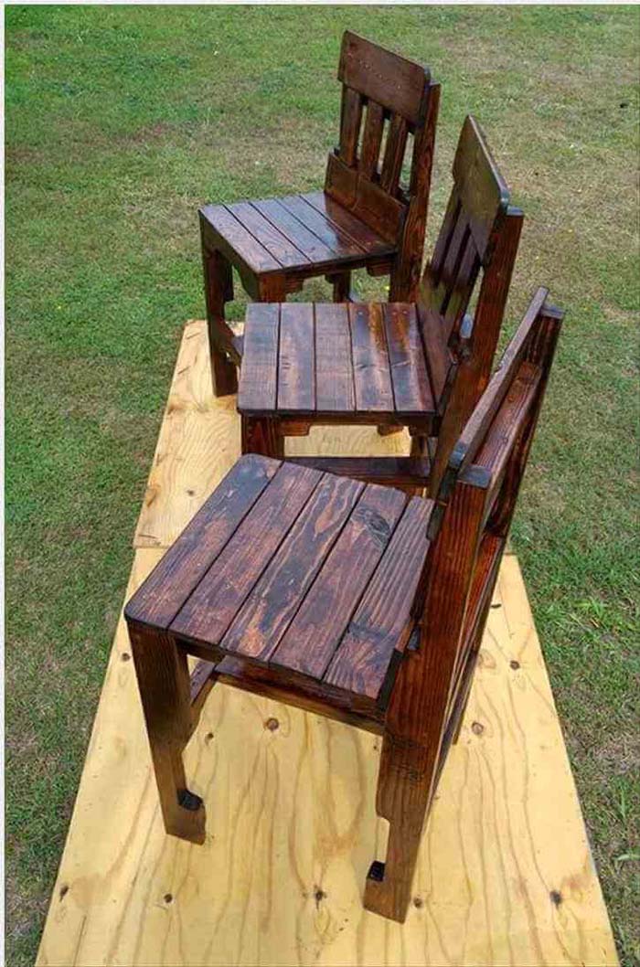 Pallet Kitchen Counter Chairs #pallet #garden #furniture #decorhomeideas