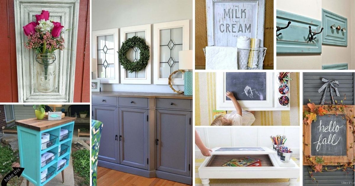 Repurposed Cabinet Door Ideas