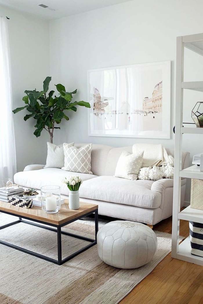 Serene Small Living Room Decor Idea #livingroom #design #decorhomeideas