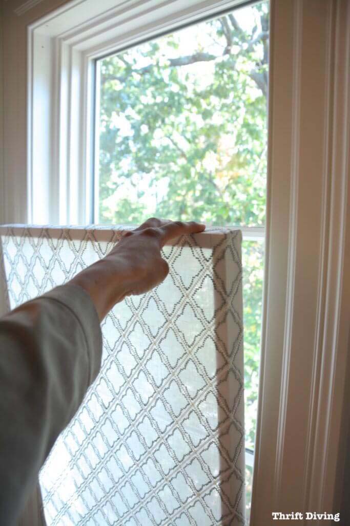 DIY Window Privacy Screen #diy #window #treatment #decorhomeideas