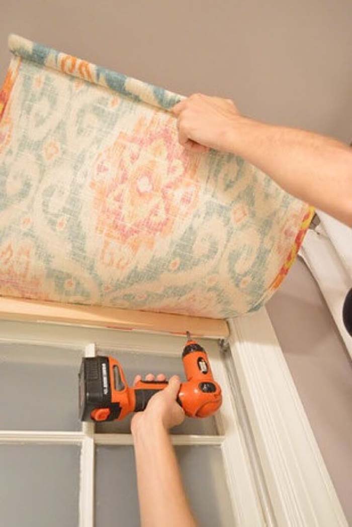 DIY Window Shade In 15 Minutes #diy #window #treatment #decorhomeideas