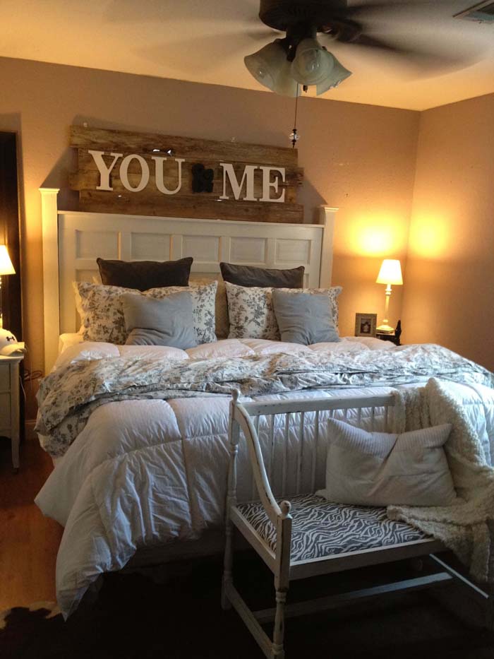 You and Me Vintage Sign #bedroom #wall #decor #decorhomeideas