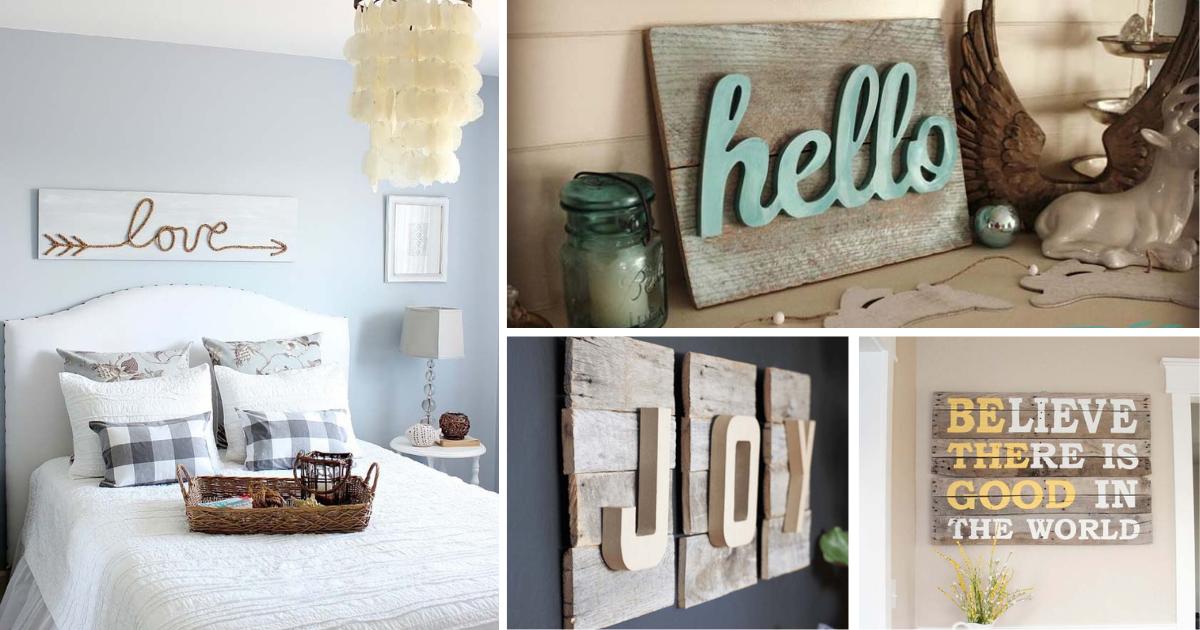 DIY Pallet Sign Ideas Projects