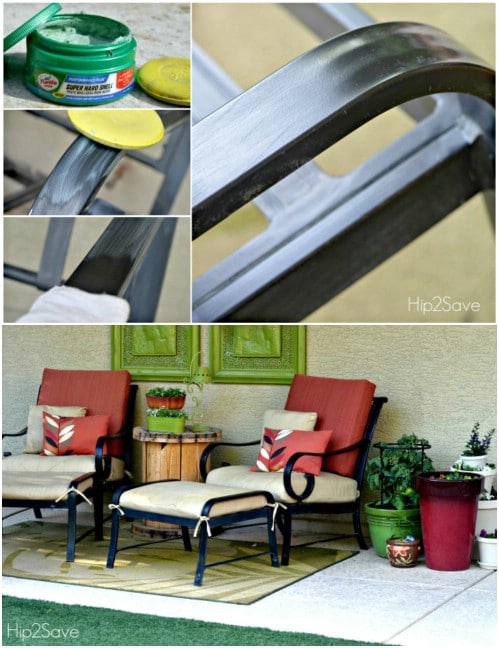 Aluminum Patio Furniture Fixer #hacks #restore #houseitems #decorhomeideas