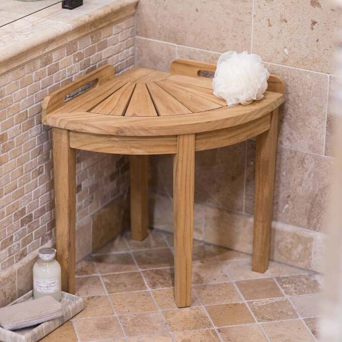 Bench for the Shower #storage #corner #organization #decorhomeideas