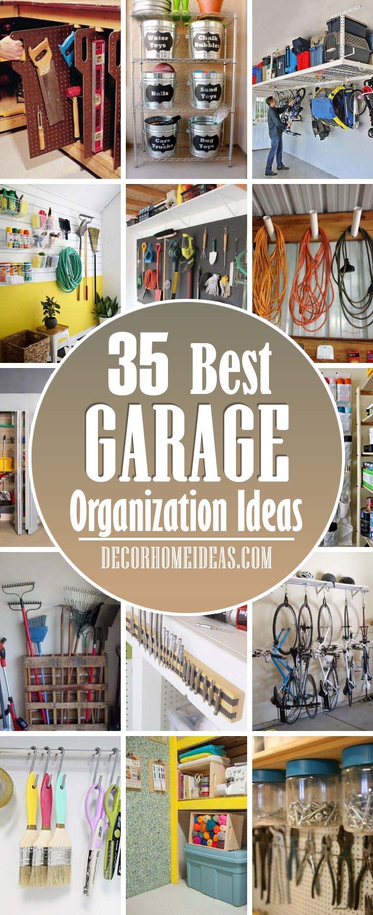 35 Smart Garage Organization Ideas For Instant Organization And Declutter Decor Home Ideas