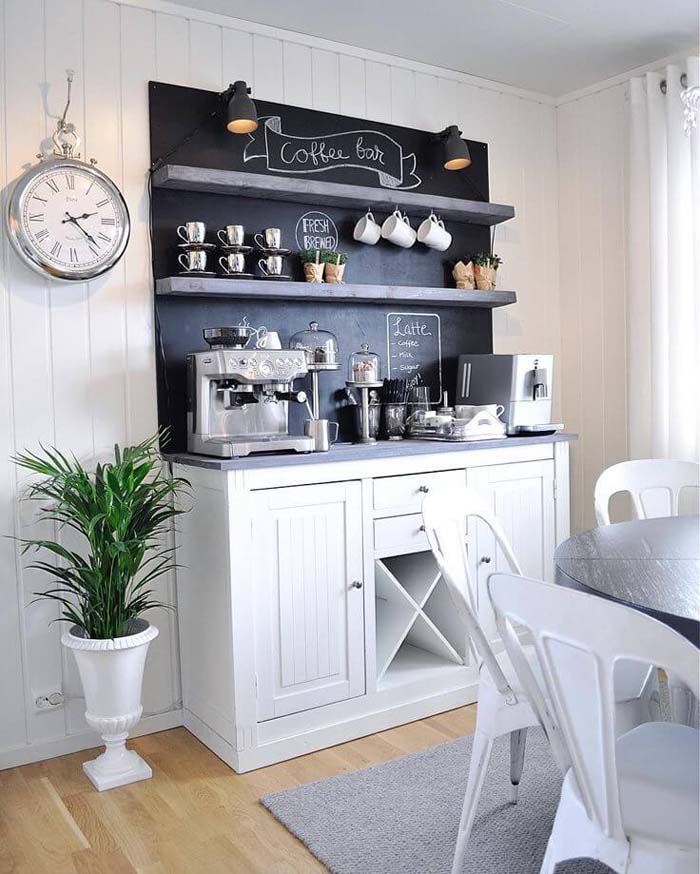 Build Your Own Coffee Bar #diningroom #storage #decorhomeideas