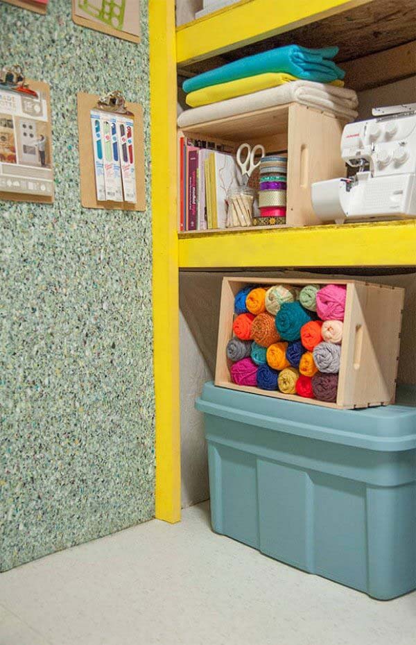 Crafter’s Heaven Garage Makeover #garage #organization #declutter #decorhomeideas