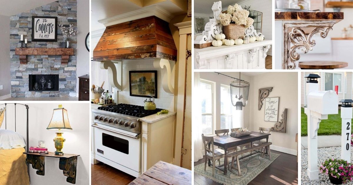 Decorating Ideas With Rustic Corbels