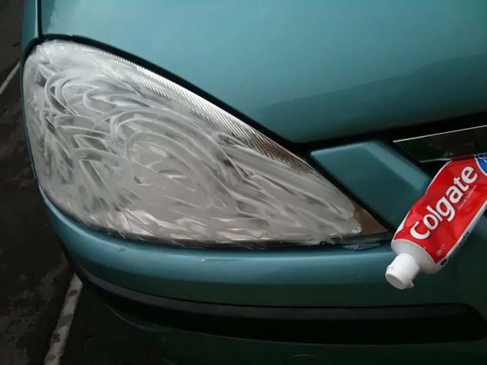 Dingy Headlight Cleaner #hacks #restore #houseitems #decorhomeideas