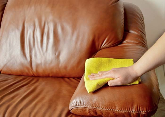 DIY Leather Furniture Cleaner #hacks #restore #houseitems #decorhomeideas