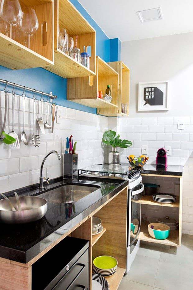 DIY Open Space Look #small #kitchen #design #decorhomeideas