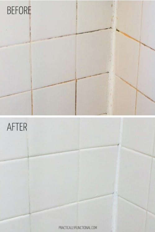 Effective Grout Cleaner #hacks #restore #houseitems #decorhomeideas