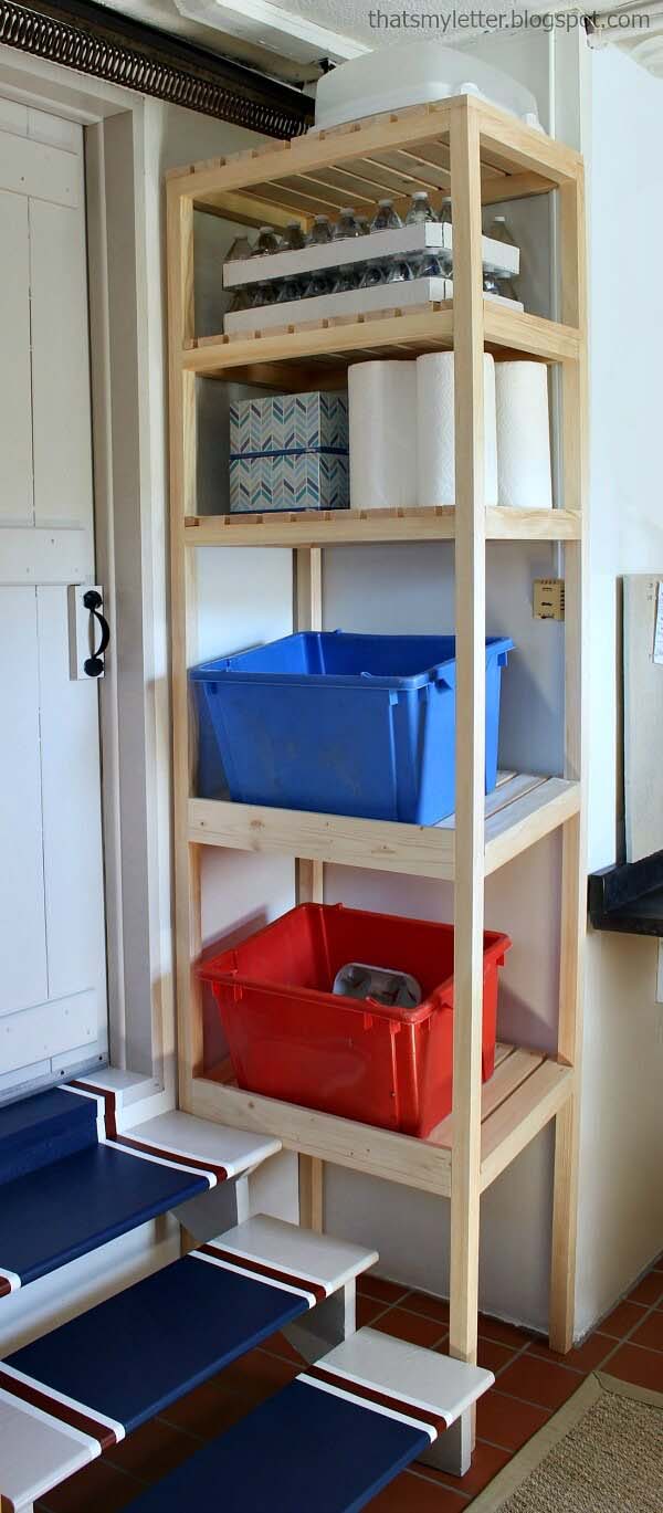 Floor-to-Ceiling Small Space Utilization #garage #organization #declutter #decorhomeideas