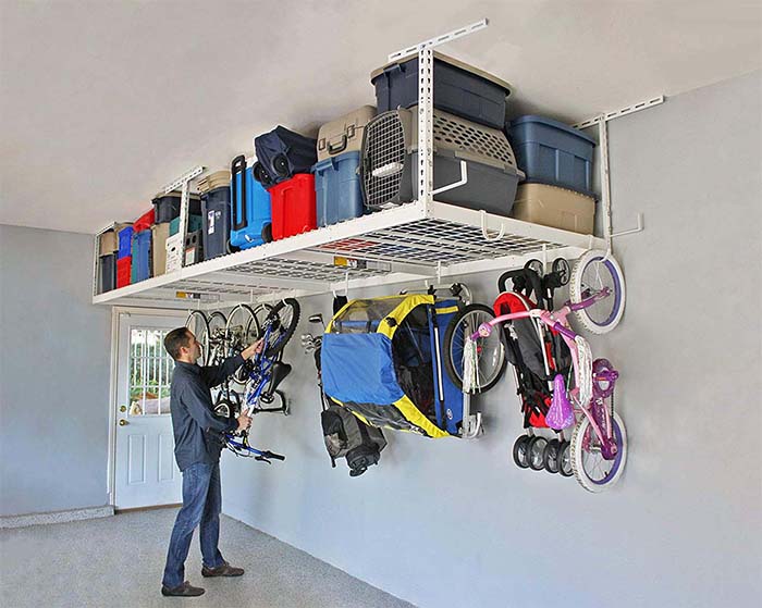 Garage Ceiling Storage Idea