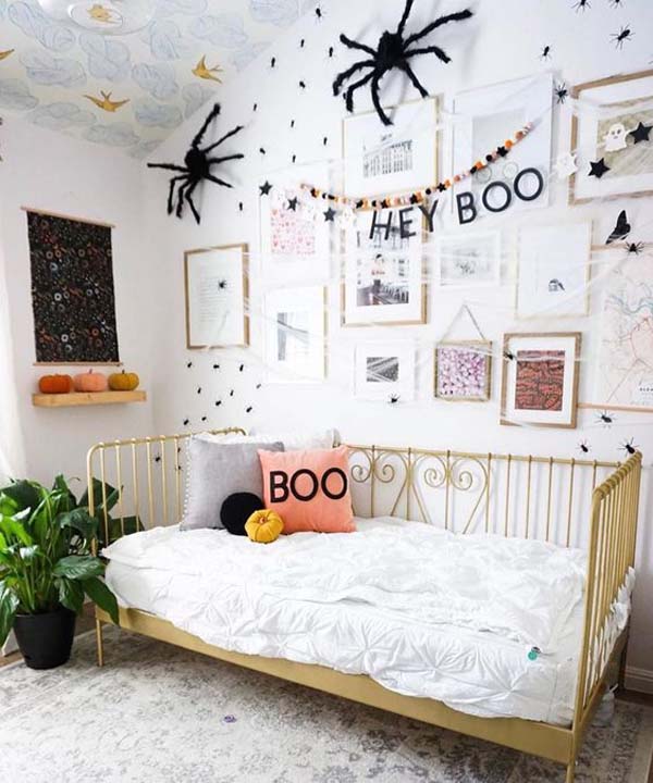 Halloween Nursery Room Decor #halloween #kidsroom  #nursery #decorhomeideas