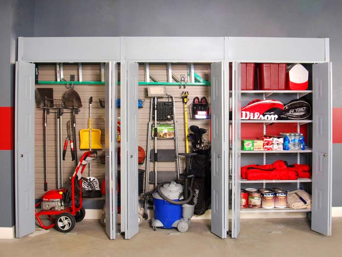 High Efficiency Storage Closet Orientation #garage #organization #declutter #decorhomeideas