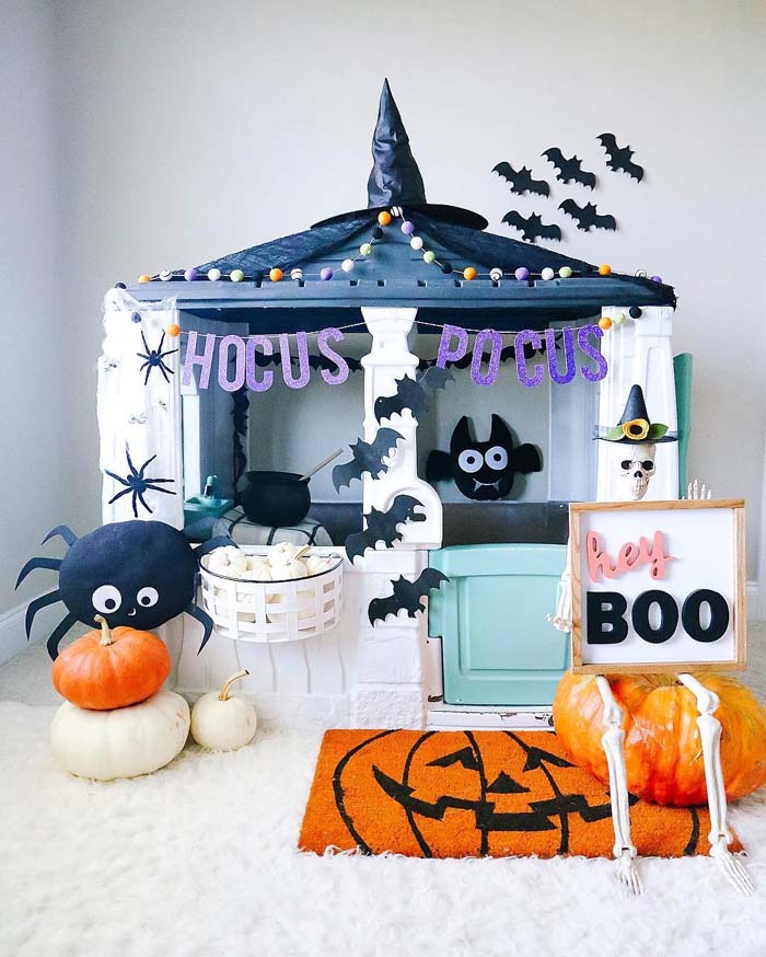 Hocus Pocus Playhouse #halloween #kidsroom  #nursery #decorhomeideas