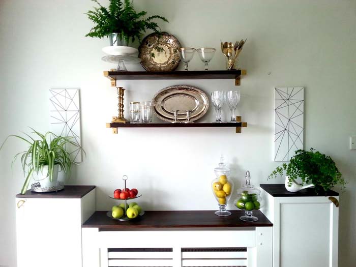 Levels and Louvres Contemporary Buffet #diningroom #storage #decorhomeideas