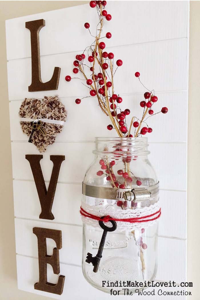 LOVE Slat Sign #diy #pallet #sign #decorhomeideas