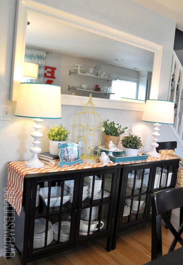 Make a Mission Sideboard Look Mod #diningroom #storage #decorhomeideas