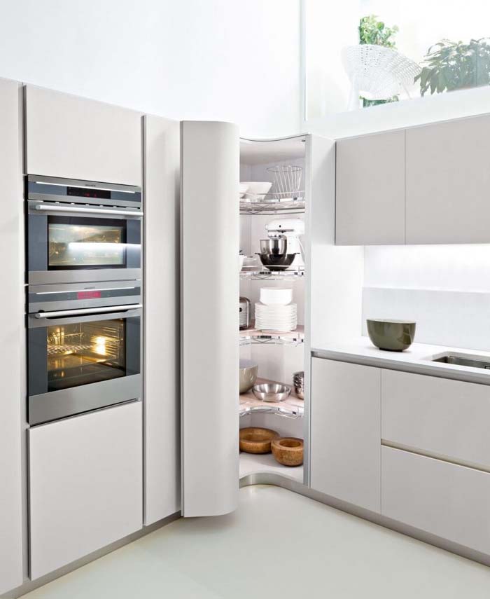 Modern Cabinet for the Kitchen #storage #corner #organization #decorhomeideas