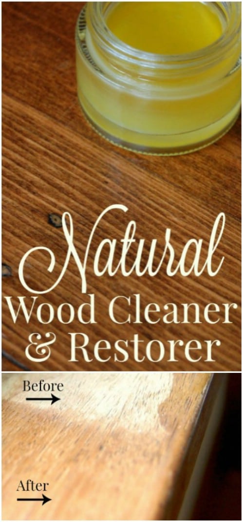 Natural Wood Cleaner And Restorer #hacks #restore #houseitems #decorhomeideas