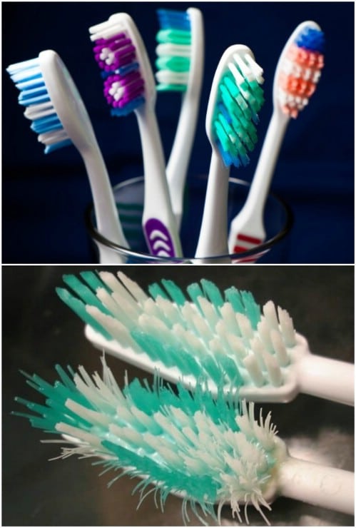 Old Toothbrush Restore #hacks #restore #houseitems #decorhomeideas