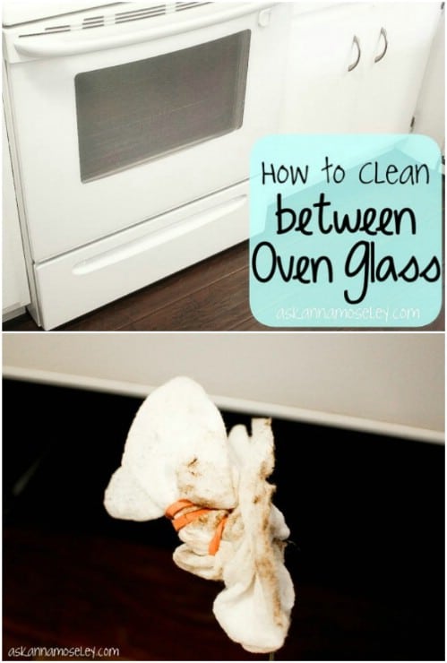 Oven Door Cleaner #hacks #restore #houseitems #decorhomeideas