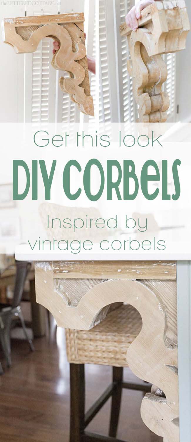 Vintage Inspired Interior Corbel Ideas #corbel #decoration #decorhomeideas